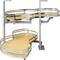 Hardware Resources 18" Polished Chrome and Maple Blind Corner Swingout for Openings on the Left of the Blind BCSO218PCMP-LH - alternate 1